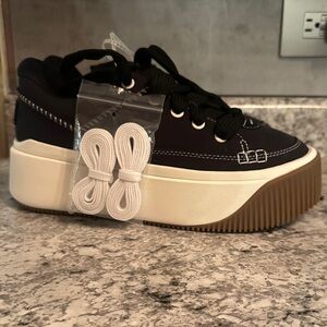 UGG Black and White Women's Platform Sneakers